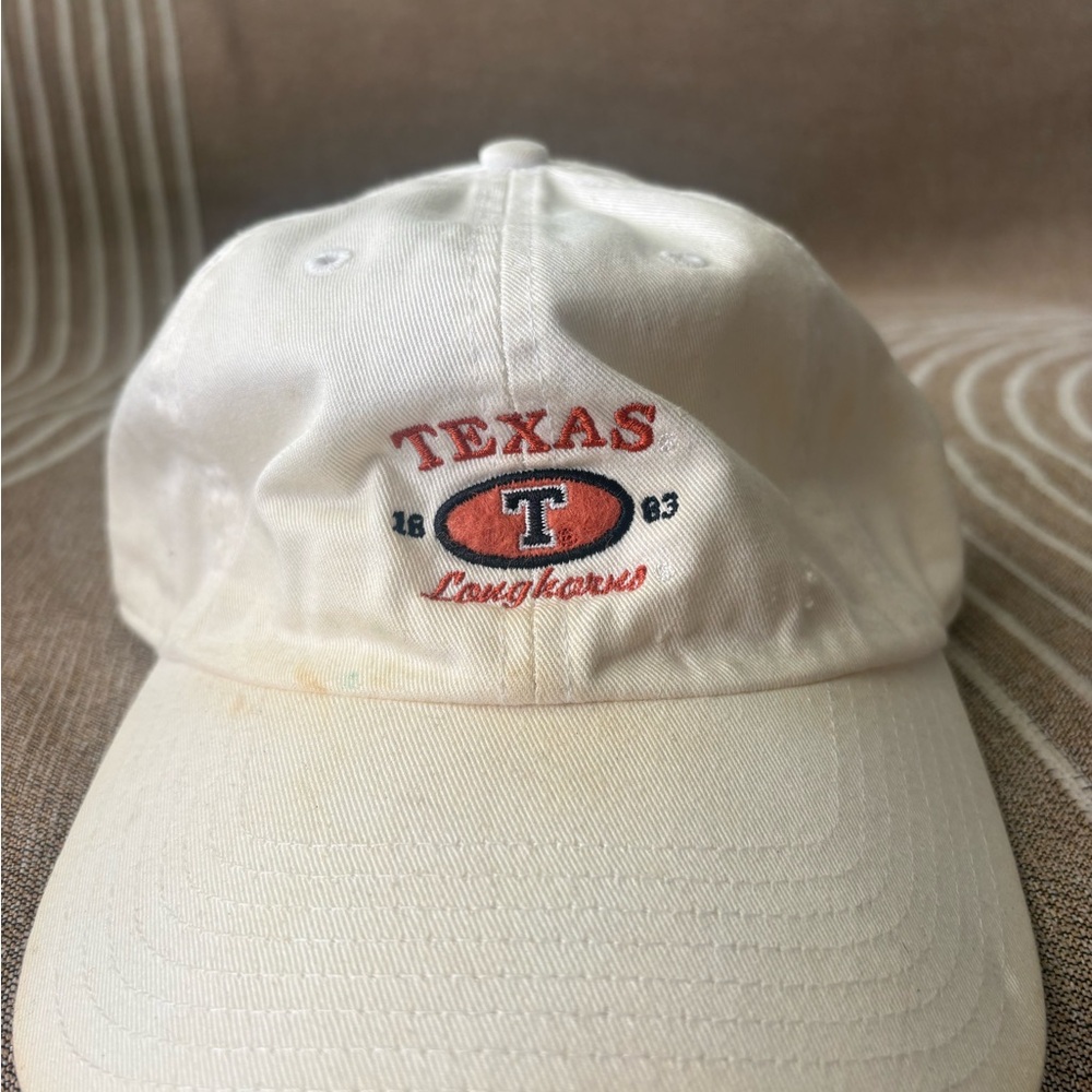 Vintage Texas Longhorns Cream Baseball Cap